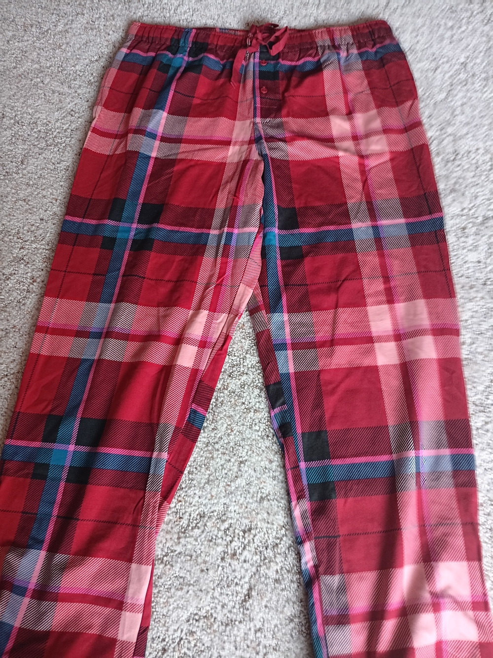 Mens PajamasSoma Red Plaid Men’s Lounge Sweatpants